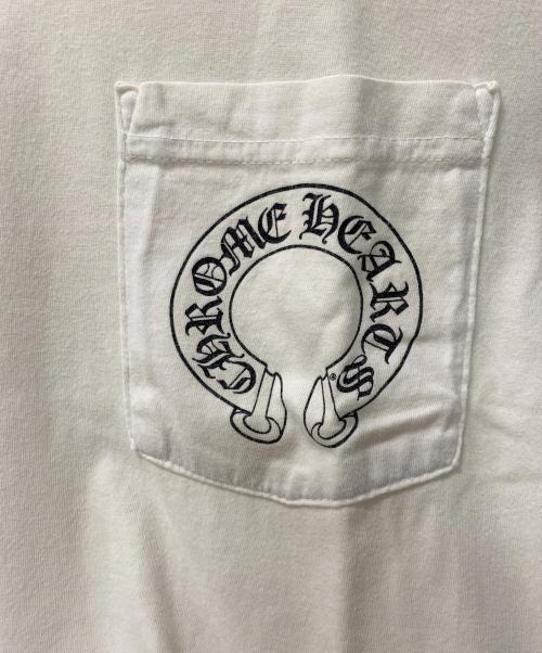 CHROME HEARTS（クロムハーツ）CHROME HEARTS (クロムハーツ) Chrome Hearts Horse Shoe L/S T-Shirt ホワイト サイズ:LARGEの古着・服飾アイテム