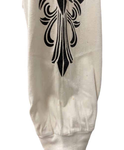 CHROME HEARTS（クロムハーツ）CHROME HEARTS (クロムハーツ) Chrome Hearts Horse Shoe L/S T-Shirt ホワイト サイズ:LARGEの古着・服飾アイテム