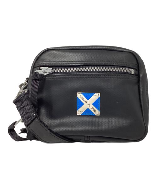 LUGGAGE LABEL（ラゲッジ レーベル）LUGGAGE LABEL (ラゲッジ レーベル) ニューライナー ショルダーバッグ ブラックの古着・服飾アイテム