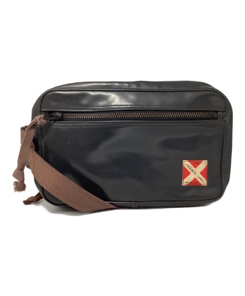 LUGGAGE LABEL（ラゲッジ レーベル）LUGGAGE LABEL (ラゲッジ レーベル) ライナー ショルダーバッグ ブラックの古着・服飾アイテム