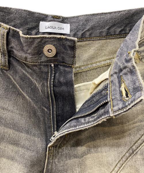 LAGUA GEM（ラグアジェム）LAGUA GEM (ラグアジェム) デニムパンツ グレー サイズ:24 未使用品の古着・服飾アイテム
