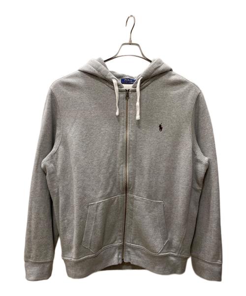 POLO RALPH LAUREN（ポロ・ラルフローレン）POLO RALPH LAUREN (ポロ・ラルフローレン) ジップパーカー グレー サイズ:XXLの古着・服飾アイテム