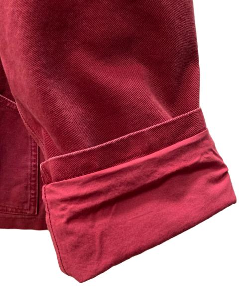 H&M（エイチアンドエム）H&M (エイチアンドエム) ワークジャケット レッド サイズ:XLの古着・服飾アイテム