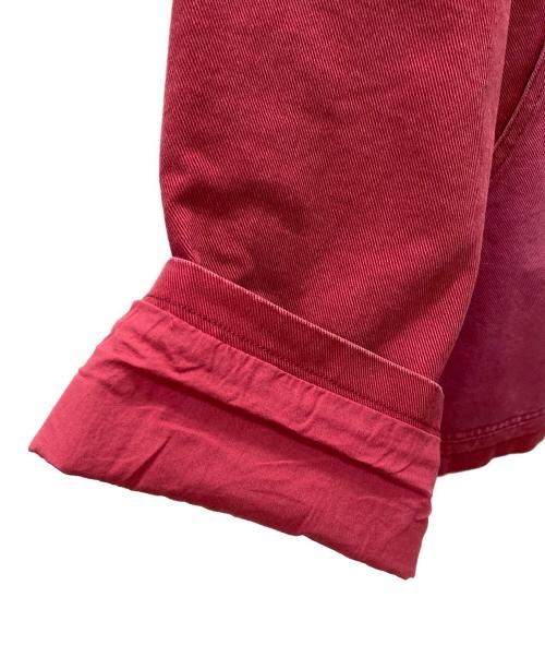 H&M（エイチアンドエム）H&M (エイチアンドエム) ワークジャケット レッド サイズ:XLの古着・服飾アイテム