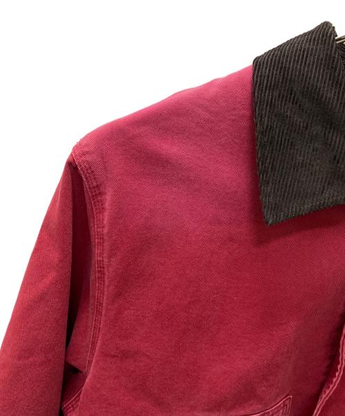 H&M（エイチアンドエム）H&M (エイチアンドエム) ワークジャケット レッド サイズ:XLの古着・服飾アイテム