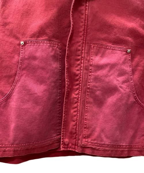 H&M（エイチアンドエム）H&M (エイチアンドエム) ワークジャケット レッド サイズ:XLの古着・服飾アイテム