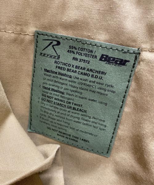ROTHCO（ロスコ）ROTHCO (ロスコ) BEAR ARCHERY カーゴパンツ カーキ サイズ:W31の古着・服飾アイテム