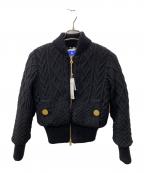 BLUE LABEL CRESTBRIDGEブルーレーベルクレストブリッジ）の古着「ニットジャケット」｜ブラック