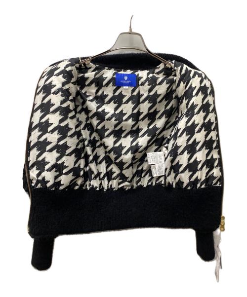BLUE LABEL CRESTBRIDGE（ブルーレーベルクレストブリッジ）BLUE LABEL CRESTBRIDGE (ブルーレーベルクレストブリッジ) ニットジャケット ブラック サイズ:38 未使用品の古着・服飾アイテム