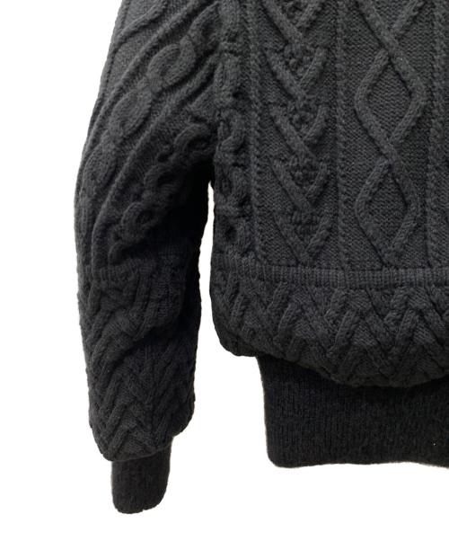 BLUE LABEL CRESTBRIDGE（ブルーレーベルクレストブリッジ）BLUE LABEL CRESTBRIDGE (ブルーレーベルクレストブリッジ) ニットジャケット ブラック サイズ:38 未使用品の古着・服飾アイテム