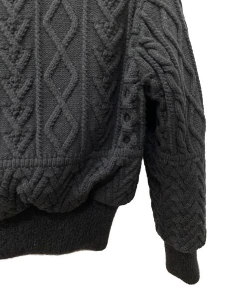 BLUE LABEL CRESTBRIDGE（ブルーレーベルクレストブリッジ）BLUE LABEL CRESTBRIDGE (ブルーレーベルクレストブリッジ) ニットジャケット ブラック サイズ:38 未使用品の古着・服飾アイテム