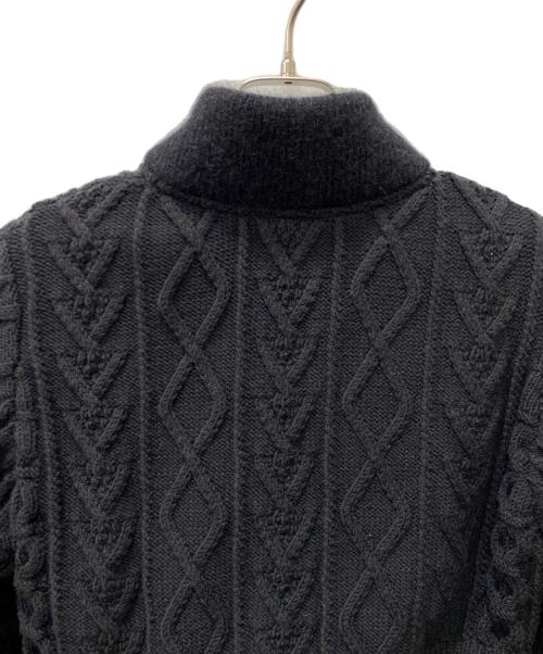 BLUE LABEL CRESTBRIDGE（ブルーレーベルクレストブリッジ）BLUE LABEL CRESTBRIDGE (ブルーレーベルクレストブリッジ) ニットジャケット ブラック サイズ:38 未使用品の古着・服飾アイテム