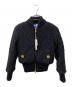 BLUE LABEL CRESTBRIDGE（ブルーレーベルクレストブリッジ）の古着「ニットジャケット」｜ブラック