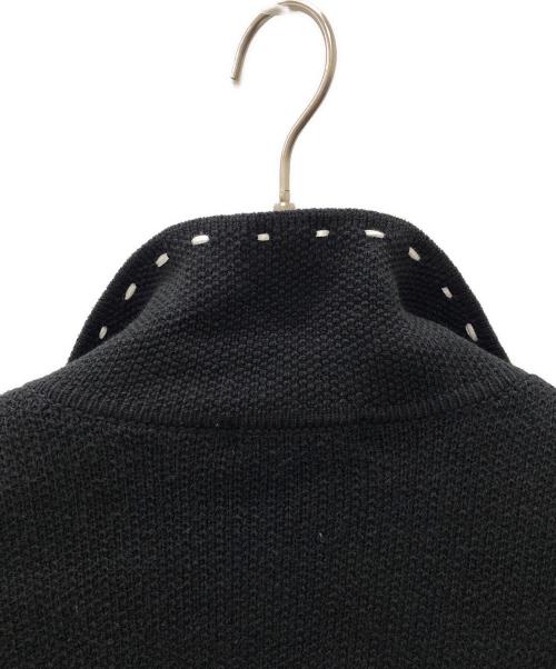 HARE（ハレ）HARE (ハレ) ハンドステッチラインニットシャツ/カーディガン ブラック サイズ:Fの古着・服飾アイテム
