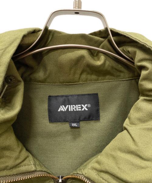 AVIREX（アヴィレックス）AVIREX (アヴィレックス) ミリタリージャケット オリーブ サイズ:2XLの古着・服飾アイテム