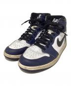 NIKEナイキ）の古着「Air Jordan 1 Retro High OG」｜ネイビー×ホワイト