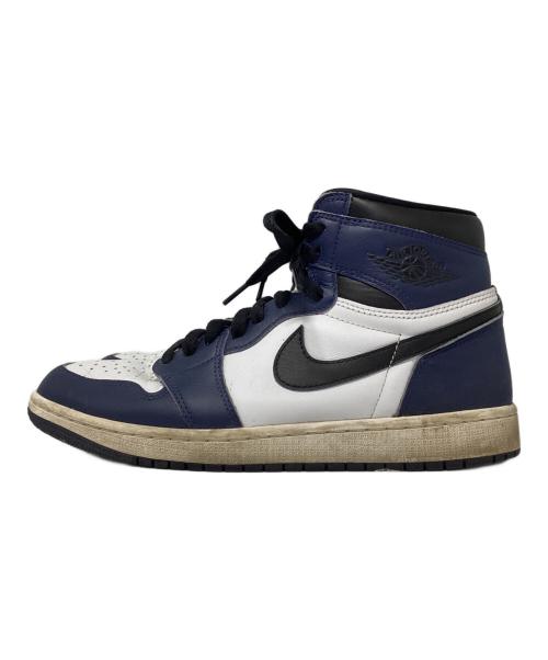 NIKE（ナイキ）NIKE (ナイキ) Air Jordan 1 Retro High OG ネイビー×ホワイト サイズ:27.5cmの古着・服飾アイテム