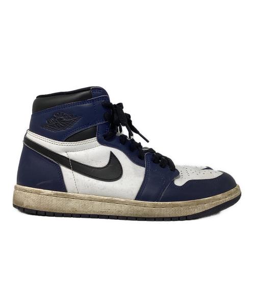 NIKE（ナイキ）NIKE (ナイキ) Air Jordan 1 Retro High OG ネイビー×ホワイト サイズ:27.5cmの古着・服飾アイテム