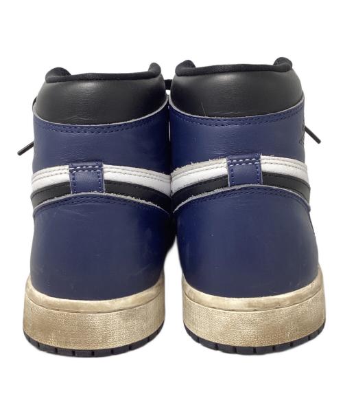 NIKE（ナイキ）NIKE (ナイキ) Air Jordan 1 Retro High OG ネイビー×ホワイト サイズ:27.5cmの古着・服飾アイテム