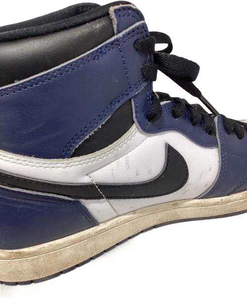 NIKE（ナイキ）NIKE (ナイキ) Air Jordan 1 Retro High OG ネイビー×ホワイト サイズ:27.5cmの古着・服飾アイテム