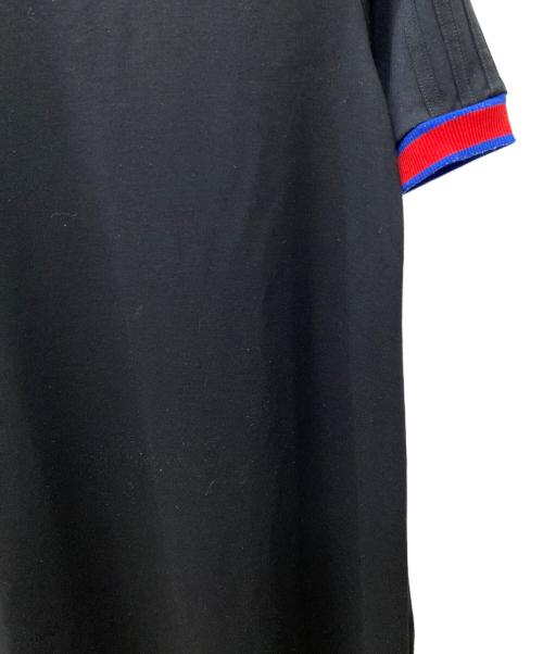 adidas（アディダス）adidas (アディダス) 半袖ワンピース ブラック サイズ:Lの古着・服飾アイテム