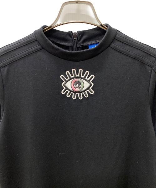 adidas（アディダス）adidas (アディダス) 半袖ワンピース ブラック サイズ:Lの古着・服飾アイテム