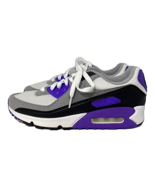 NIKE（ナイキ）NIKE (ナイキ) AIR MAX90 ホワイト×パープル サイズ:27cm 未使用品の古着・服飾アイテム