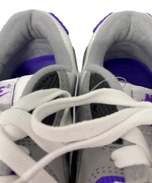 NIKE（ナイキ）NIKE (ナイキ) AIR MAX90 ホワイト×パープル サイズ:27cm 未使用品の古着・服飾アイテム