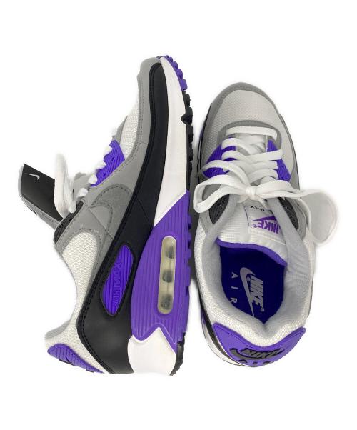 NIKE（ナイキ）NIKE (ナイキ) AIR MAX90 ホワイト×パープル サイズ:27cm 未使用品の古着・服飾アイテム