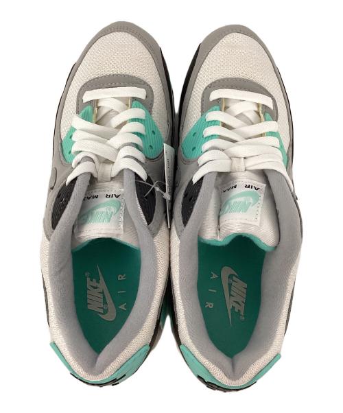 NIKE（ナイキ）NIKE (ナイキ) AIR MAX90 ホワイト×ターコイズ サイズ:27cm 未使用品の古着・服飾アイテム