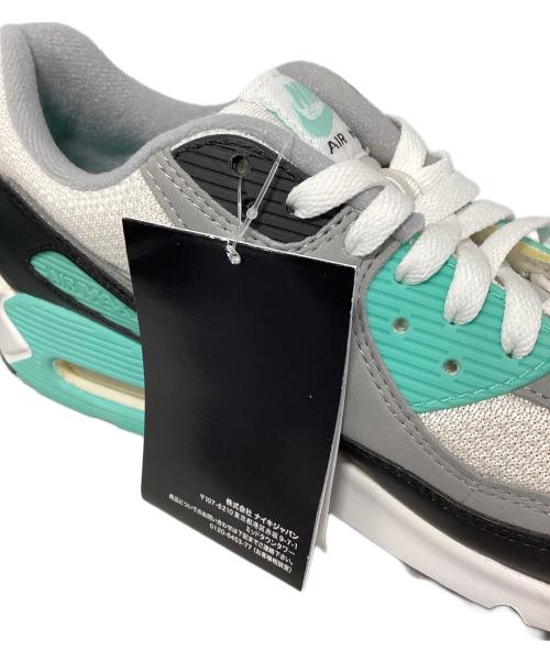 NIKE（ナイキ）NIKE (ナイキ) AIR MAX90 ホワイト×ターコイズ サイズ:27cm 未使用品の古着・服飾アイテム