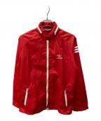 adidasアディダス）の古着「ウインドブレーカー」｜レッド