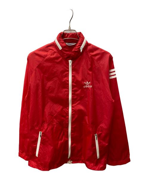 adidas（アディダス）adidas (アディダス) ウインドブレーカー レッド サイズ:Lの古着・服飾アイテム