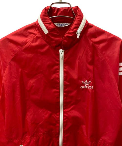 adidas（アディダス）adidas (アディダス) ウインドブレーカー レッド サイズ:Lの古着・服飾アイテム