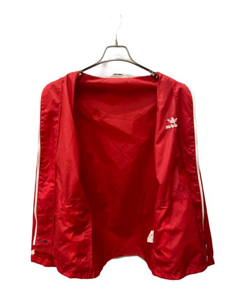 adidas（アディダス）adidas (アディダス) ウインドブレーカー レッド サイズ:Lの古着・服飾アイテム