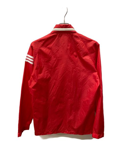 adidas（アディダス）adidas (アディダス) ウインドブレーカー レッド サイズ:Lの古着・服飾アイテム