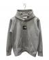 THE NORTH FACE（ザ ノース フェイス）の古着「スクエアロゴビッグフーディ」｜グレー