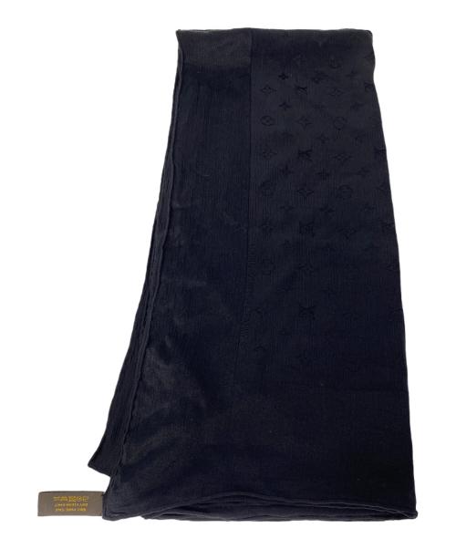 LOUIS VUITTON（ルイ ヴィトン）LOUIS VUITTON (ルイ ヴィトン) シルクスカーフ ブラックの古着・服飾アイテム