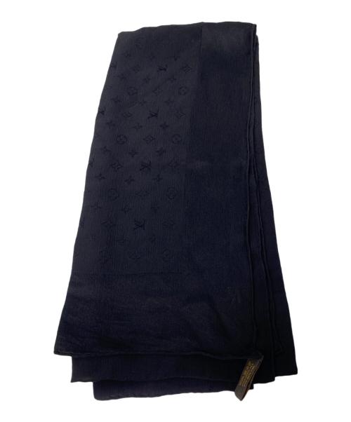 LOUIS VUITTON（ルイ ヴィトン）LOUIS VUITTON (ルイ ヴィトン) シルクスカーフ ブラックの古着・服飾アイテム