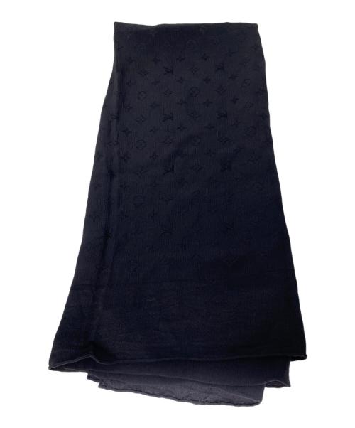 LOUIS VUITTON（ルイ ヴィトン）LOUIS VUITTON (ルイ ヴィトン) シルクスカーフ ブラックの古着・服飾アイテム