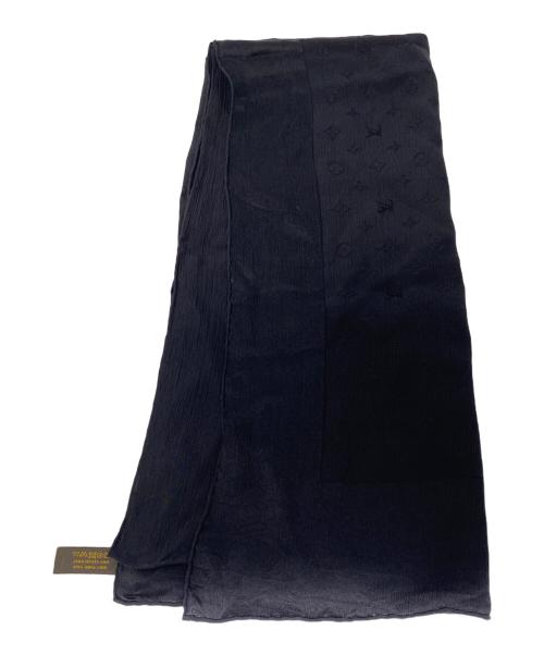 LOUIS VUITTON（ルイ ヴィトン）LOUIS VUITTON (ルイ ヴィトン) シルクスカーフ ブラックの古着・服飾アイテム