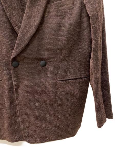 TOMORROW LAND（トゥモローランド）TOMORROW LAND (トゥモローランド) ダブルジャケット ブラウン サイズ:48の古着・服飾アイテム