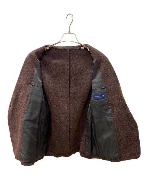 TOMORROW LAND（トゥモローランド）TOMORROW LAND (トゥモローランド) ダブルジャケット ブラウン サイズ:48の古着・服飾アイテム