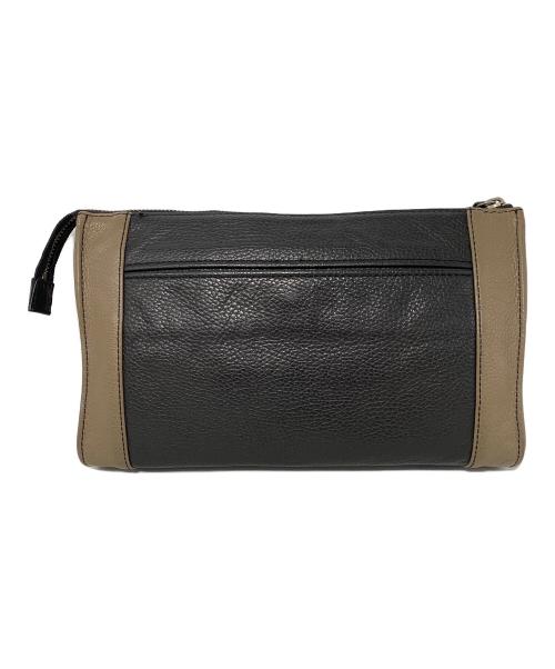 Vivienne Westwood（ヴィヴィアンウエストウッド）Vivienne Westwood (ヴィヴィアンウエストウッド) クラッチバッグ ブラック×グレーの古着・服飾アイテム