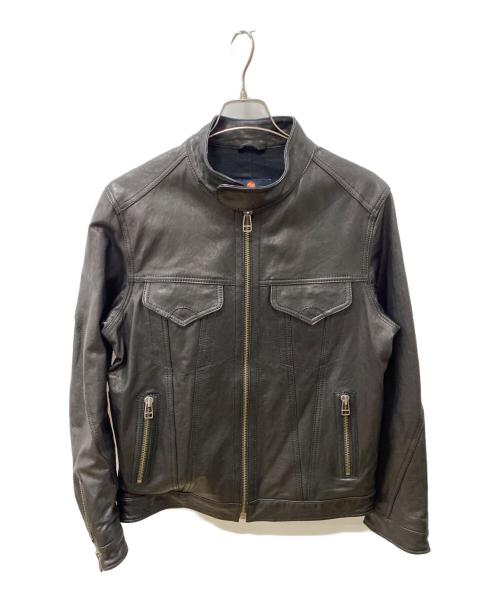 TONY JEANS（トニージーンズ）TONY JEANS (トニージーンズ) レザージャケット ブラック サイズ:Lの古着・服飾アイテム