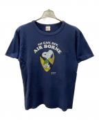 BUZZ RICKSON'S×PEANUTSバズリクソンズ×ピーナッツ）の古着「Tシャツ」｜ネイビー