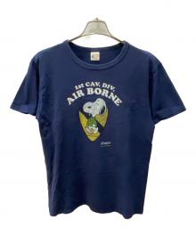 BUZZ RICKSON'S×PEANUTS（バズリクソンズ×ピーナッツ）の古着「Tシャツ」｜ネイビー