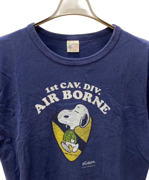 BUZZ RICKSON'S（バズリクソンズ）Buzz Rickson's (バズリクソンズ) PEANUTS (ピーナッツ) Tシャツ ネイビー サイズ:Lの古着・服飾アイテム
