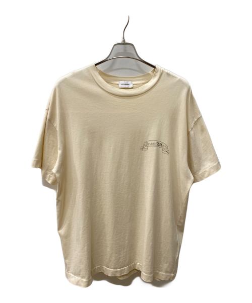 askyurself（アスクユアセルフ）ASKYURSELF (アスクユアセルフ) Great Land (グレートランド) Tシャツ アイボリー サイズ:Mの古着・服飾アイテム
