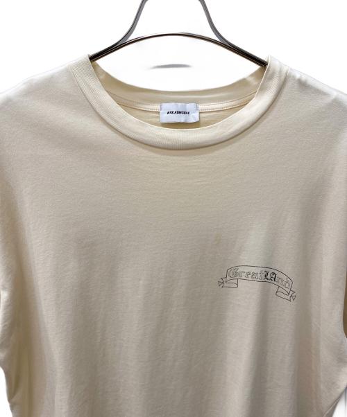 askyurself（アスクユアセルフ）ASKYURSELF (アスクユアセルフ) Great Land (グレートランド) Tシャツ アイボリー サイズ:Mの古着・服飾アイテム